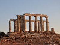 The temple of Poseidon at Cape Sounion